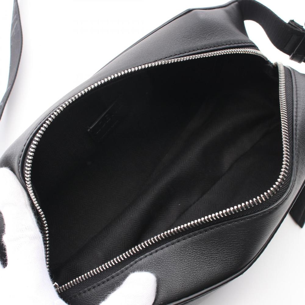 Loewe Convertible Sling Waist Bag Body Leather Black - Picture 3 of 6